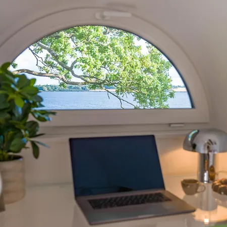 Karschau 11 Reetdachhaus Am Wasser 90m Privatufer Schlei